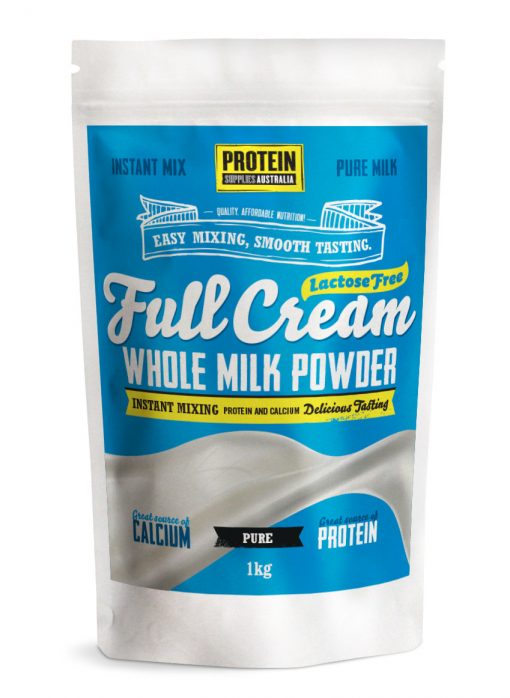 Lactose Free Full Cream Whole Milk Powder — Protein Supplies Australia